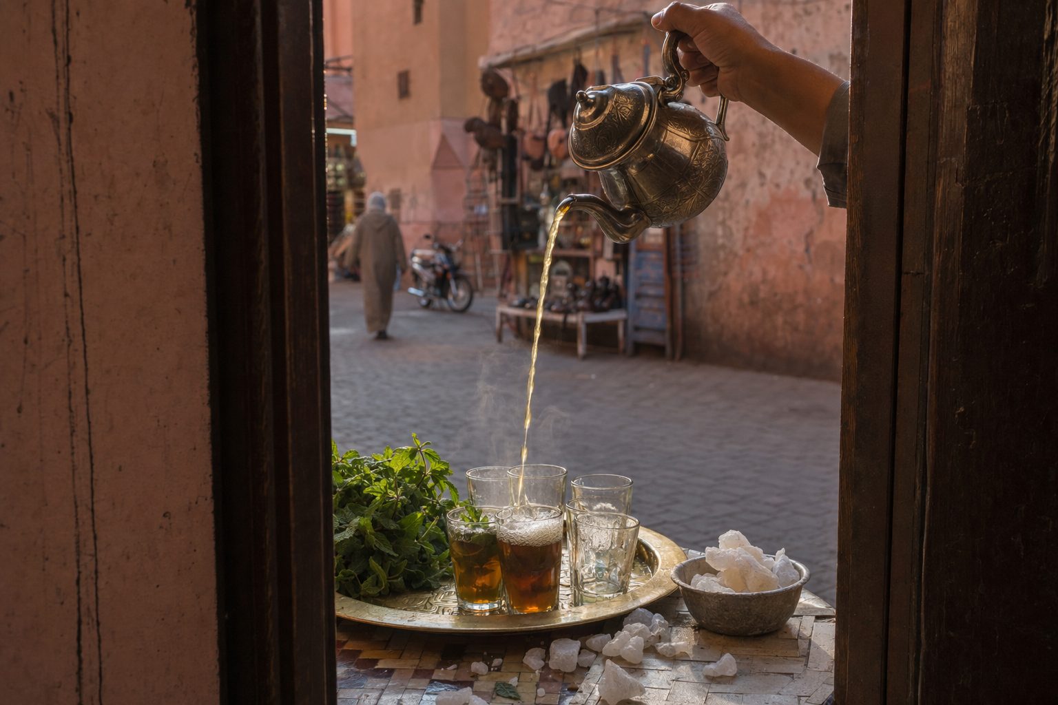 Thé à la menthe